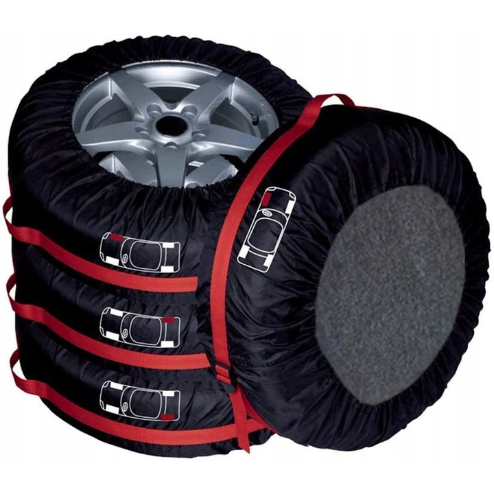 Capace Pentru Anvelope, Amio, Impermeabil, Buzunar Pentru Suruburi, Maner Pentru Transport, 30 x 20 x 4 cm