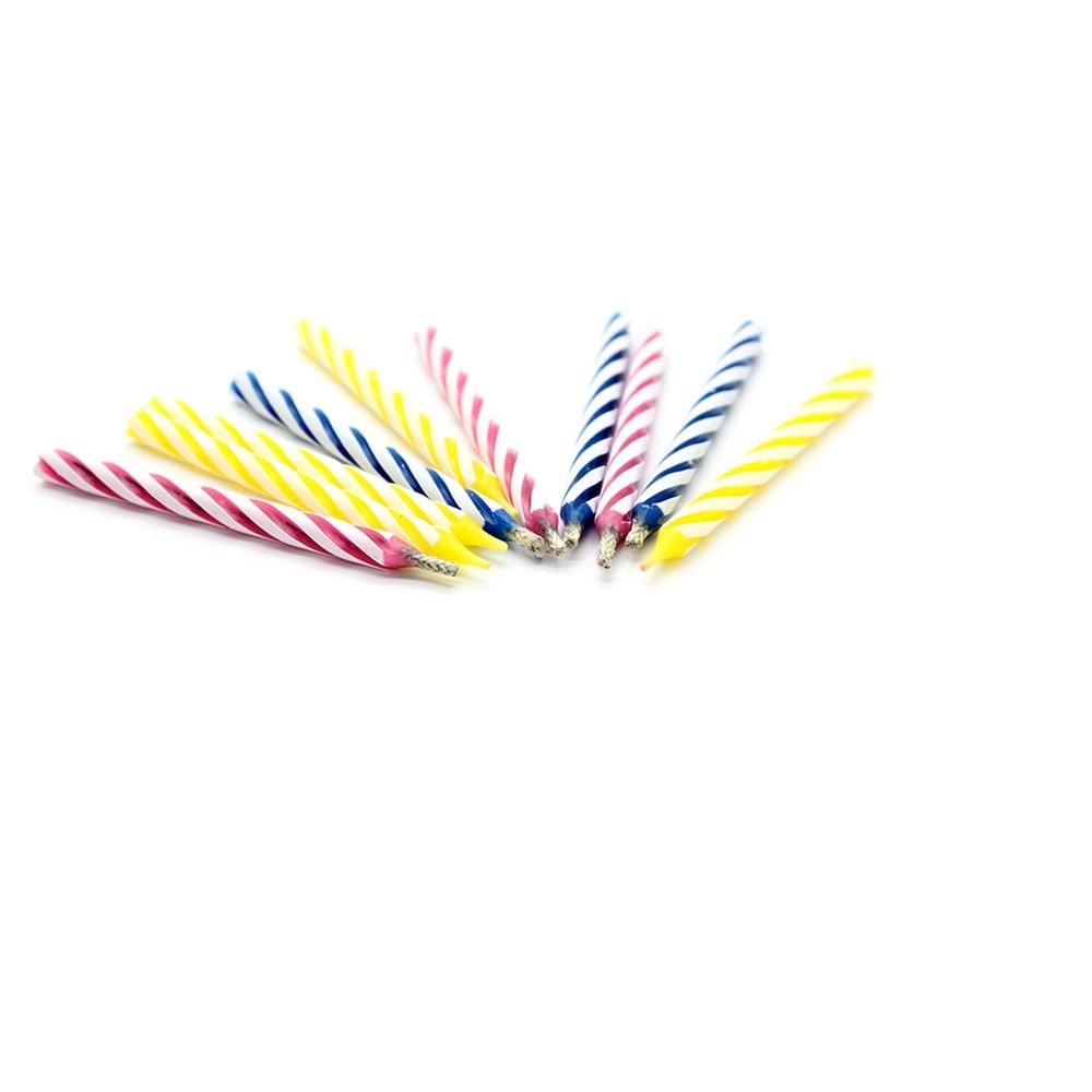 Set 12 Lumanari magice pentru tort care nu se sting, Asortate, Radar MAGICE