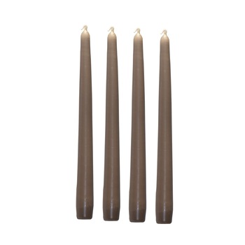 Set 4 lumanari, Muller, premium gri 25 cm Set 4 lumanari, Muller, premium gri 25 cm