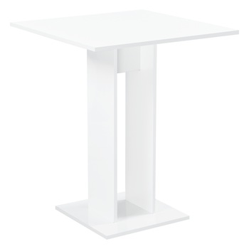 Masa bucatarie Lindesnes WH, en.casa, 65 x 65 x 78 cm, PAL melaminat, alb extralucios Masa bucatarie Lindesnes WH, en.casa, 65 x 65 x 78 cm, PAL melaminat, alb extralucios