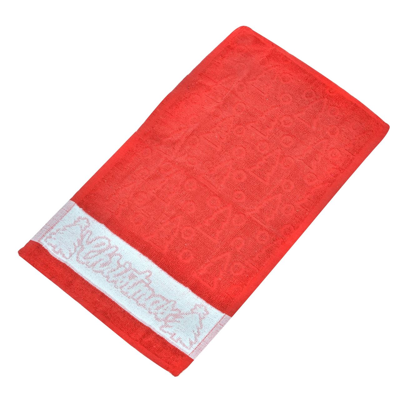 Prosop de bucatarie, Zola®, pentru sarbatori, model Christmas, rosu, 60 x35 cm