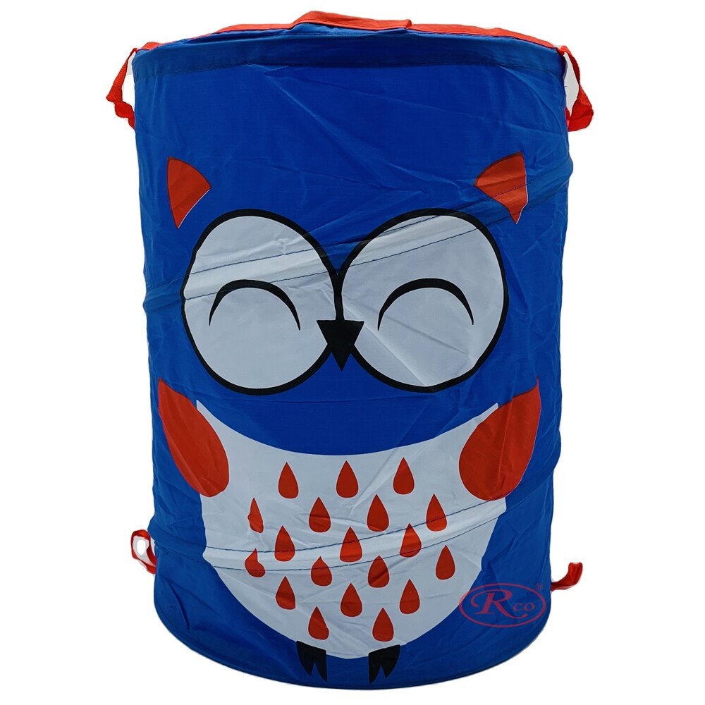 Cos pliabil pentru depozitare jucarii, RCO, albastru, poliester, 55 cm, TT4009 RCO®