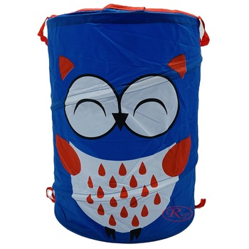 Cos pliabil pentru depozitare jucarii, RCO, albastru, poliester, 55 cm, TT4009 RCO® Cos pliabil pentru depozitare jucarii, RCO, albastru, poliester, 55 cm, TT4009 RCO®