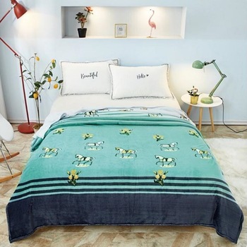 Patura Cocolino de pat dublu, 200/230, multicolor, Casa de Vis, F1B62 Patura Cocolino de pat dublu, 200/230, multicolor, Casa de Vis, F1B62