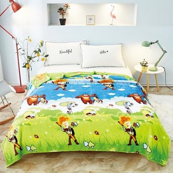 Patura Cocolino de pat dublu, 200/230, multicolor, Casa de Vis, F1B65 Patura Cocolino de pat dublu, 200/230, multicolor, Casa de Vis, F1B65