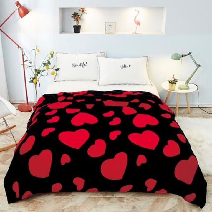 Cocolino többszínű dupla ágytakaró vagy kanapé takaró, Casa de Vis, F1B73