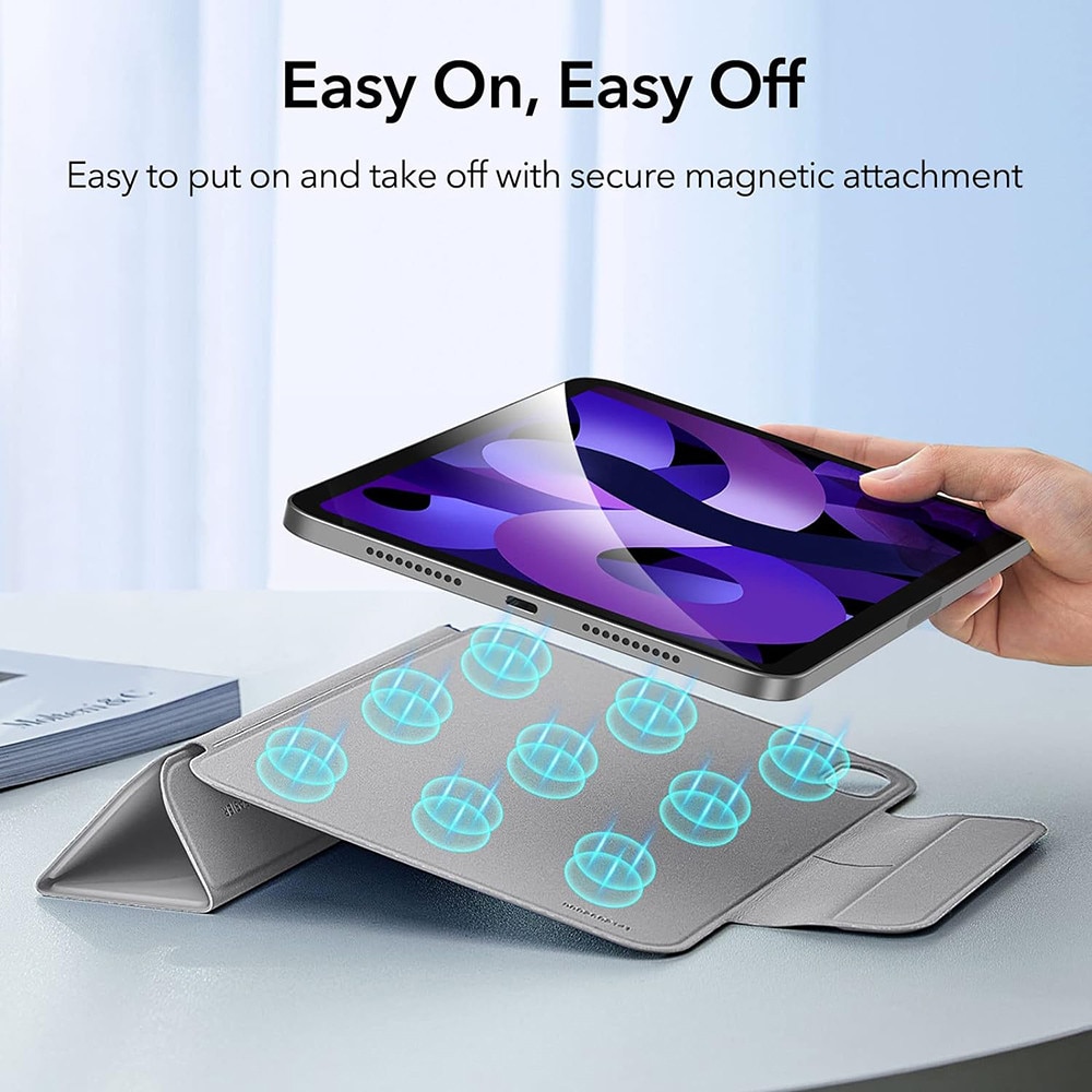 Husa pentru iPad Pro 11 2018 / iPad Air 4 / 5 / 11 (2020/2022/2024) - ESR Rebound Magnetic - Grey