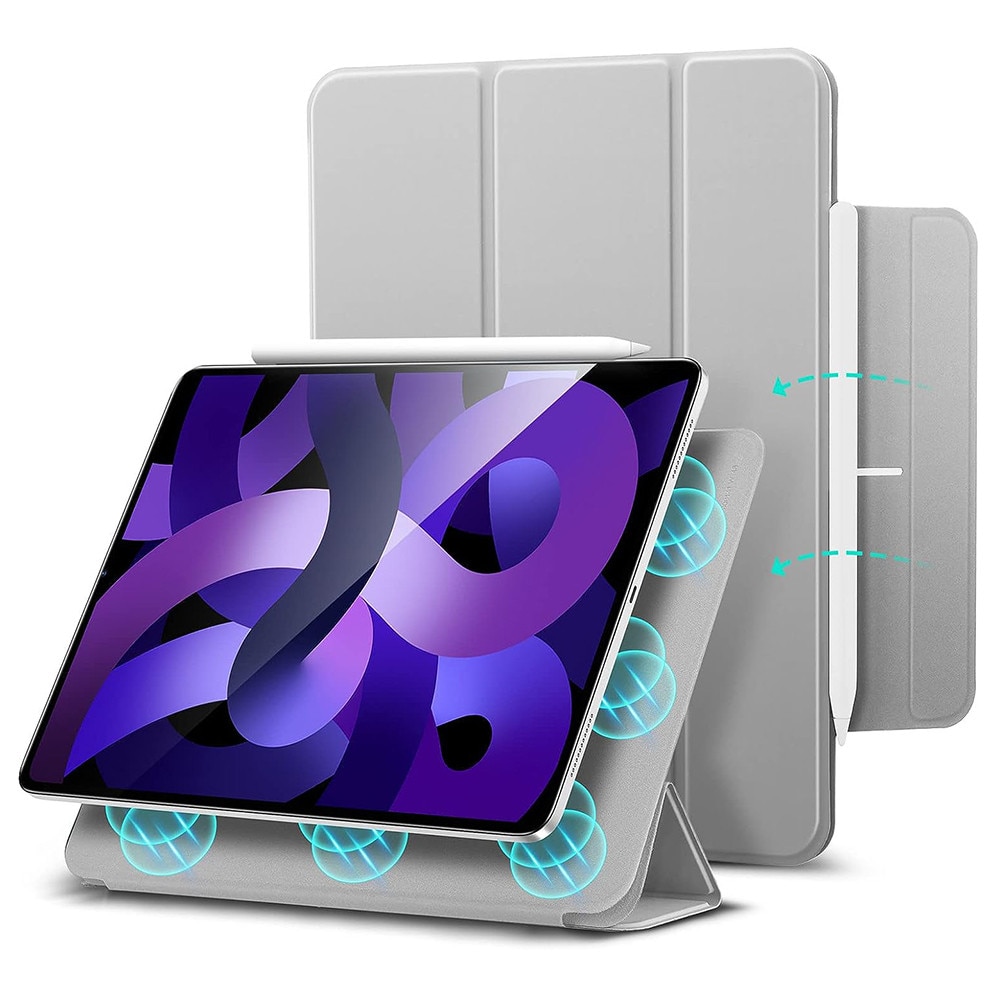 Husa pentru iPad Pro 11 2018 / iPad Air 4 / 5 / 11 (2020/2022/2024) - ESR Rebound Magnetic - Grey