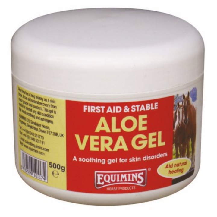 Gel calmant cu aloe vera pentru cabaline, Equimins, 500 gr