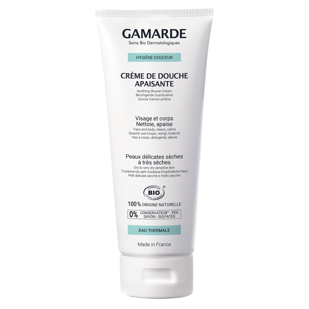 Gel de dus-crema calmanta Gamarde, 200 ml