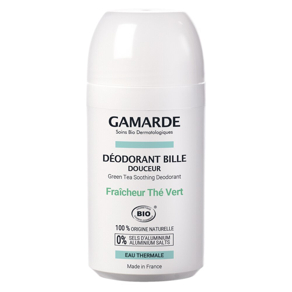 Deodorant natural roll-on Gamarde cu ceai verde, 50 ml