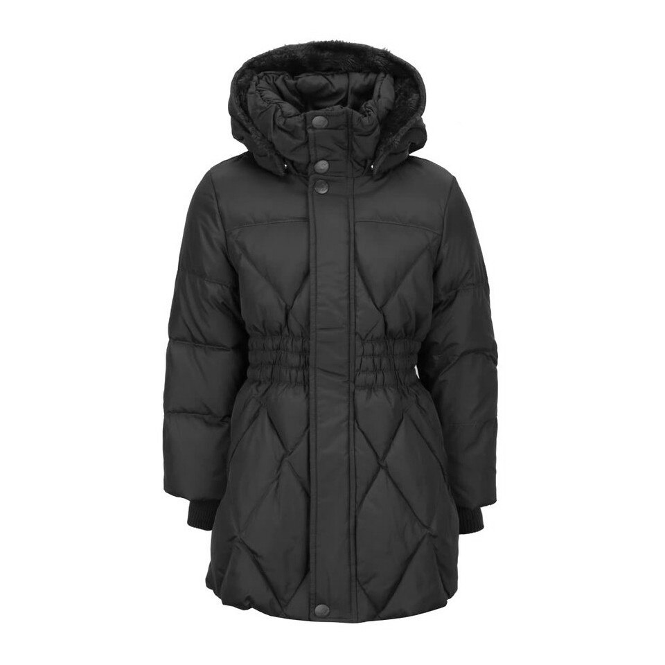 Geaca fete Nitmocca by Name It, neagra, 122 cm, 7 ani