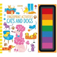 carte cu tusiera pentru pictat cu degetele fingerprint activities cats and dogs usborne imagen 8_0_
0