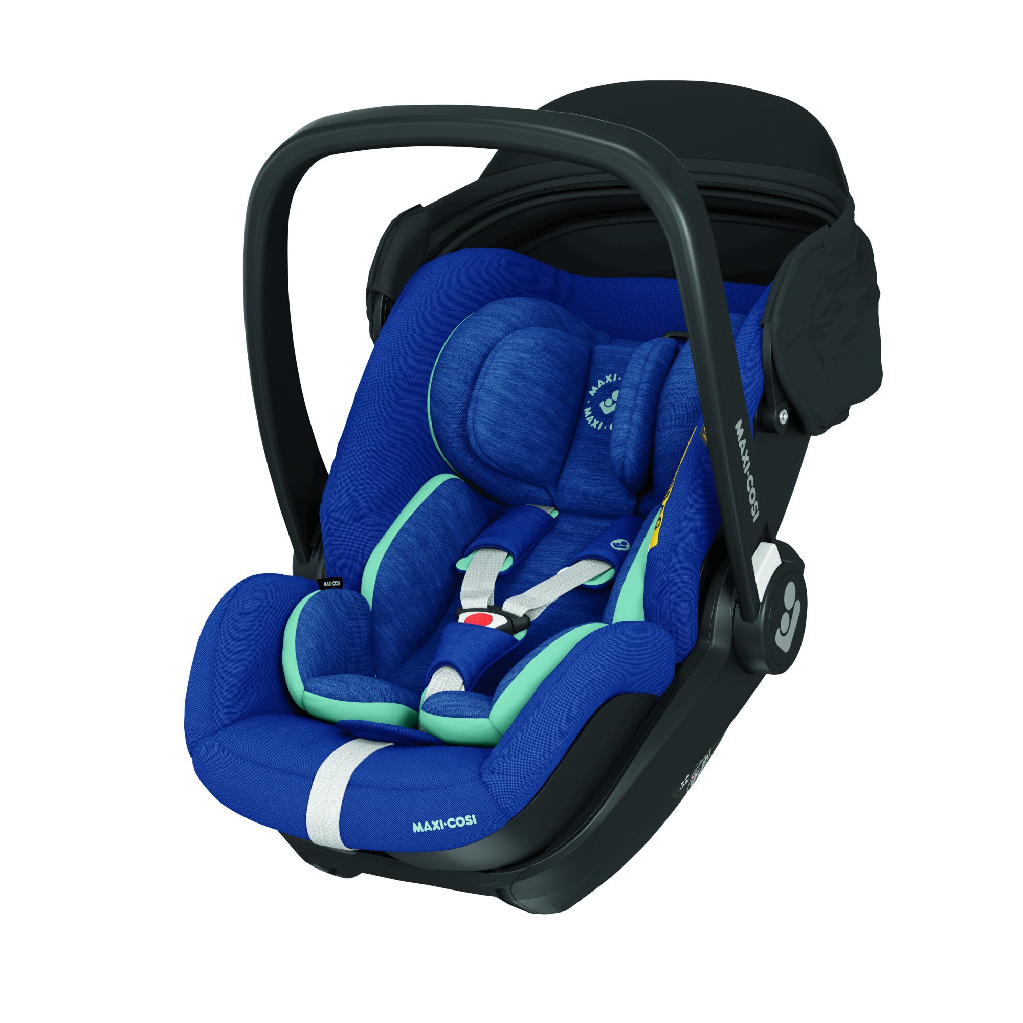 Scaun auto cu baza I-Size Maxi-Cosi Marble Essential Blue, 0-13kg, Albastru