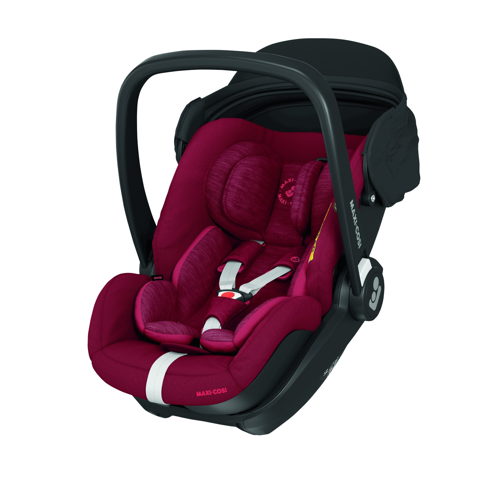 Scaun auto cu baza I-Size Maxi-Cosi Marble Essential Red, 0-13kg, Rosu