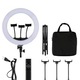 Lampa circulara MAKE UP 52cm LED RING LIGHT 72w, trepied,3suporti, 4 USB, telecomanda