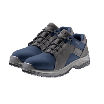 Pantofi de lucru piele nabuc, 02 SRC, talpic/brant, marimea 44, NEO Pantofi de lucru piele nabuc, 02 SRC, talpic/brant, marimea 44, NEO