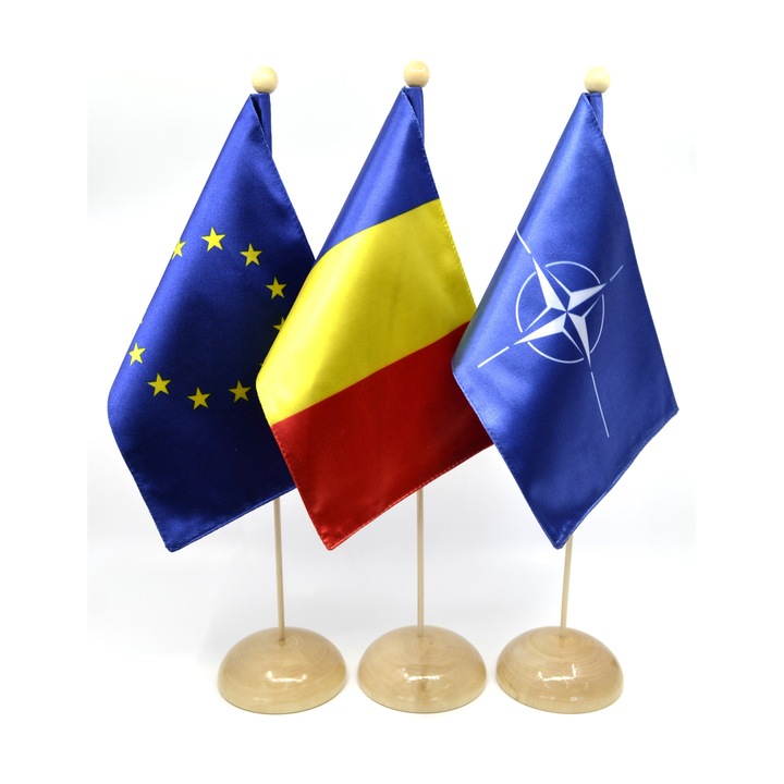 SET stegulete ROMANIA UE NATO - suport LEMN