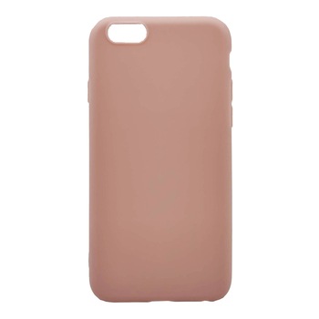 Husa Apple iPhone 6s Silicon Mat, TPU, Viceversa Roz pal Husa Apple iPhone 6s Silicon Mat, TPU, Viceversa Roz pal