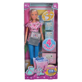 Set de joaca Steffi Love - Shopping fun, 29 cm Set de joaca Steffi Love - Shopping fun, 29 cm