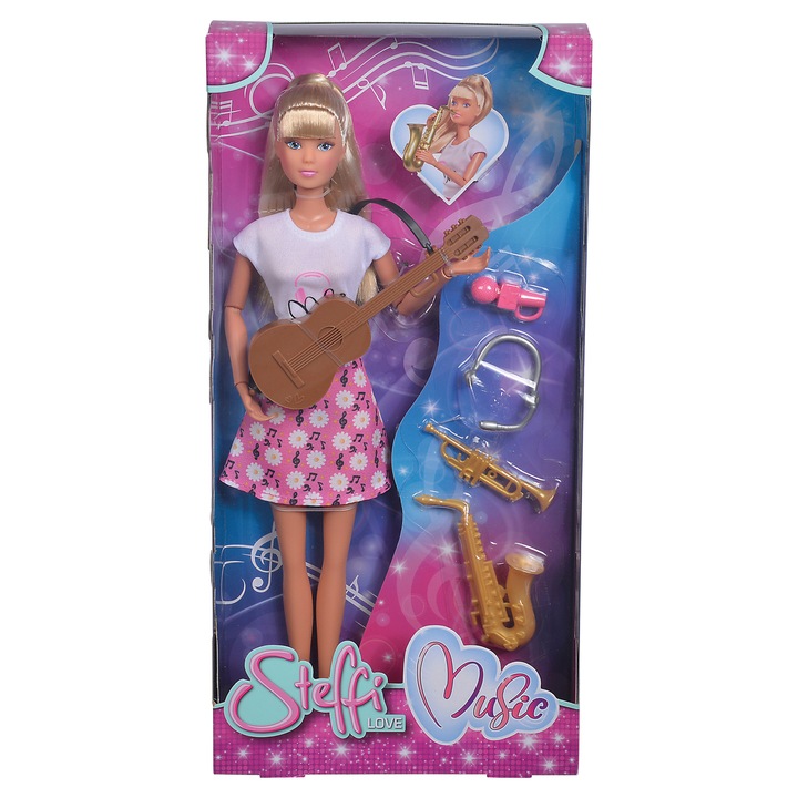 Комплект за игра Steffi Love - Music, С аксесоари, 29 см