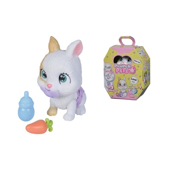 Set de joaca Simba - Pamper Petz Rabbit, 15 cm Set de joaca Simba - Pamper Petz Rabbit, 15 cm