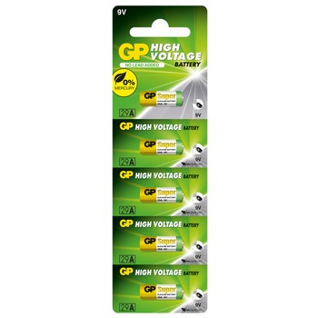 Baterie alcalina GP 9 V pentru Alarma А29, A32, A25, 1 buc Baterie alcalina GP 9 V pentru Alarma А29, A32, A25, 1 buc