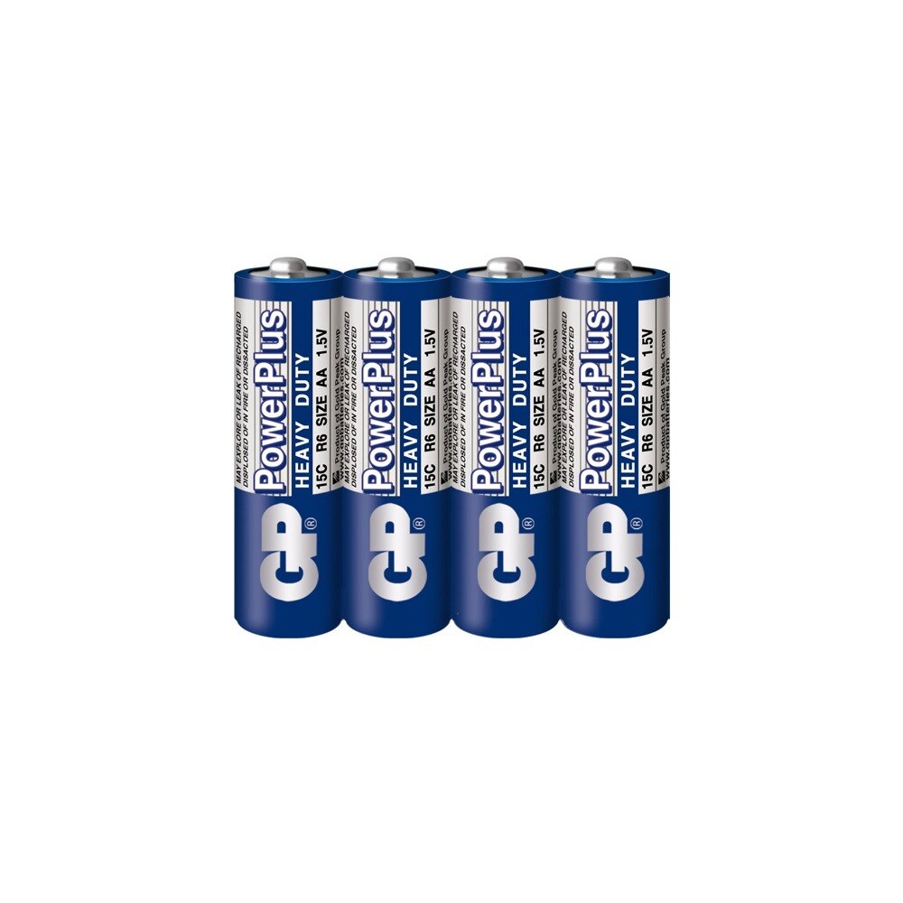 Baterie zinc carbon GP R6 4 buc in pachet shrink 1.5V