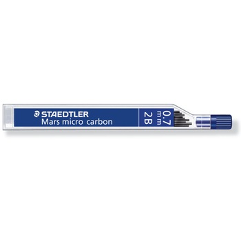 Rezerva (mina) creion mecanic Staedtler ST-250-07-2B Rezerva (mina) creion mecanic Staedtler ST-250-07-2B
