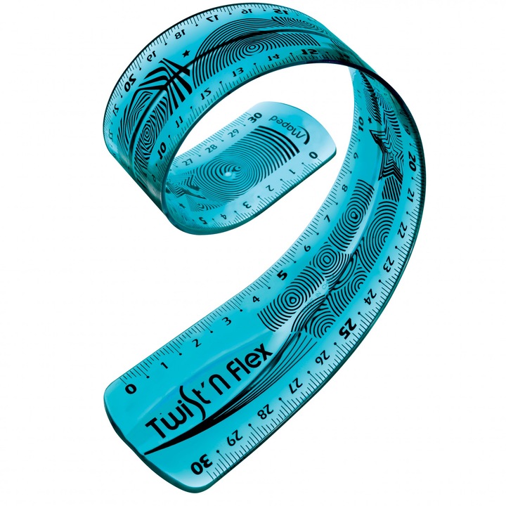Linijka Maped TWist''N Flex 30cm Niełamliwa [SZKOŁA]