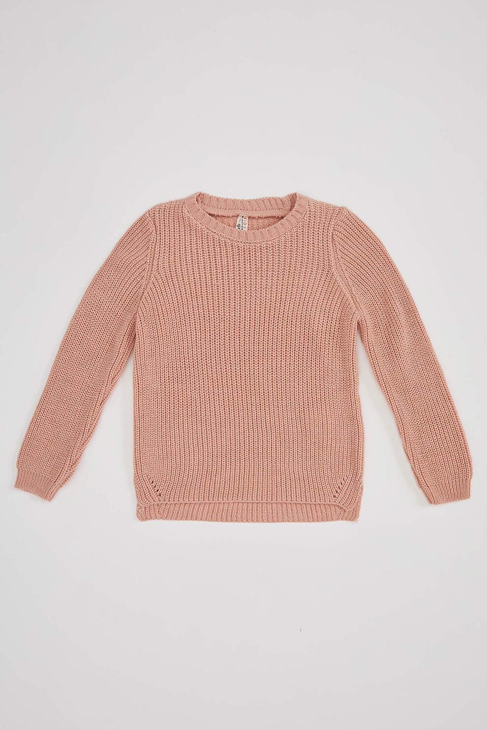 DeFacto, Pulover cu decolteu la baza gatului, Roz prafuit