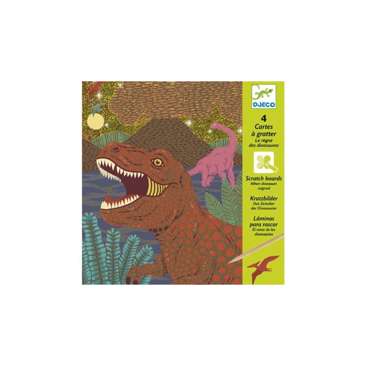 Karckép technika - Dinoszauruszok - Dinosaurs- DJECO