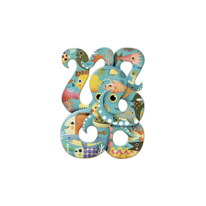 Művész puzzle - Octopus, 350 db-os- DJECO