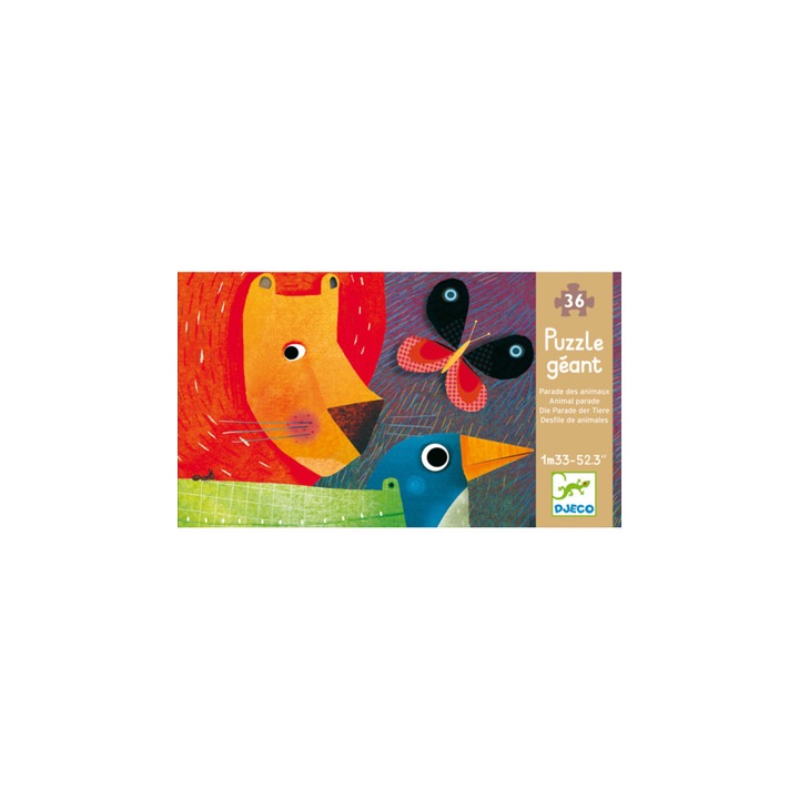 Óriás puzzle - Állati parádé - Animal Parade- DJECO