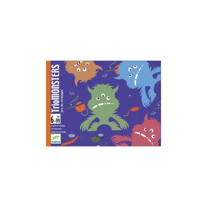 Kártyajáték - Szörnytrió - TrioMonster- DJECO
