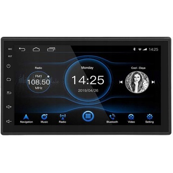 Player auto 7168, negro, 2DiN, Radio FM, Navigatie, GPS, Android 8.1, 1 RAM, 16 ROM, MirrorLink , Mp5, Ecran 7'', Bluetooth, Touchscreen, Divix , AVI , USB , SD Card , AUX Player auto 7168, negro, 2DiN, Radio FM, Navigatie, GPS, Android 8.1, 1 RAM, 16 ROM, MirrorLink , Mp5, Ecran 7'', Bluetooth, Touchscreen, Divix , AVI , USB , SD Card , AUX