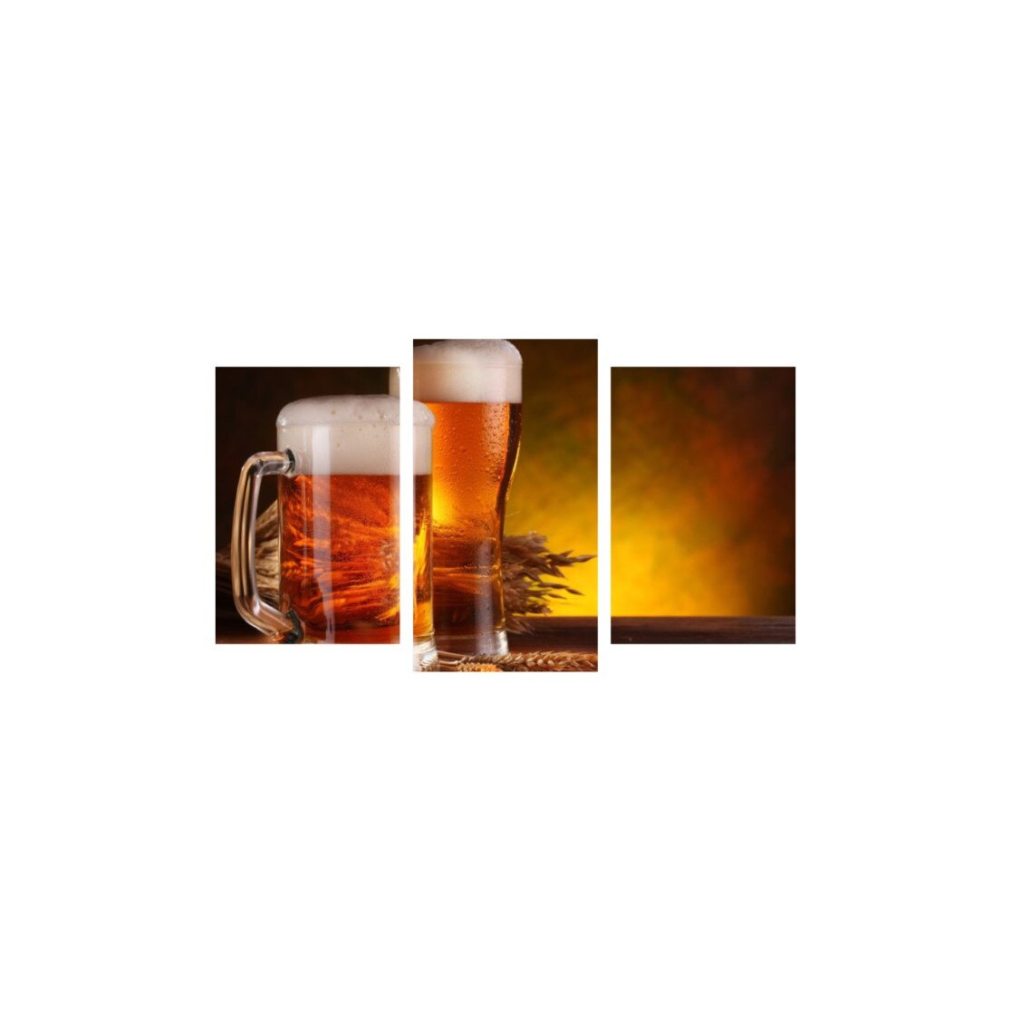 Tablou multicanvas 3 piese 150x90 cm, Food and Drinks model 55