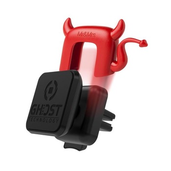 Suport Auto Celly, Ghost Plus Devil, Negru/Rosu Suport Auto Celly, Ghost Plus Devil, Negru/Rosu
