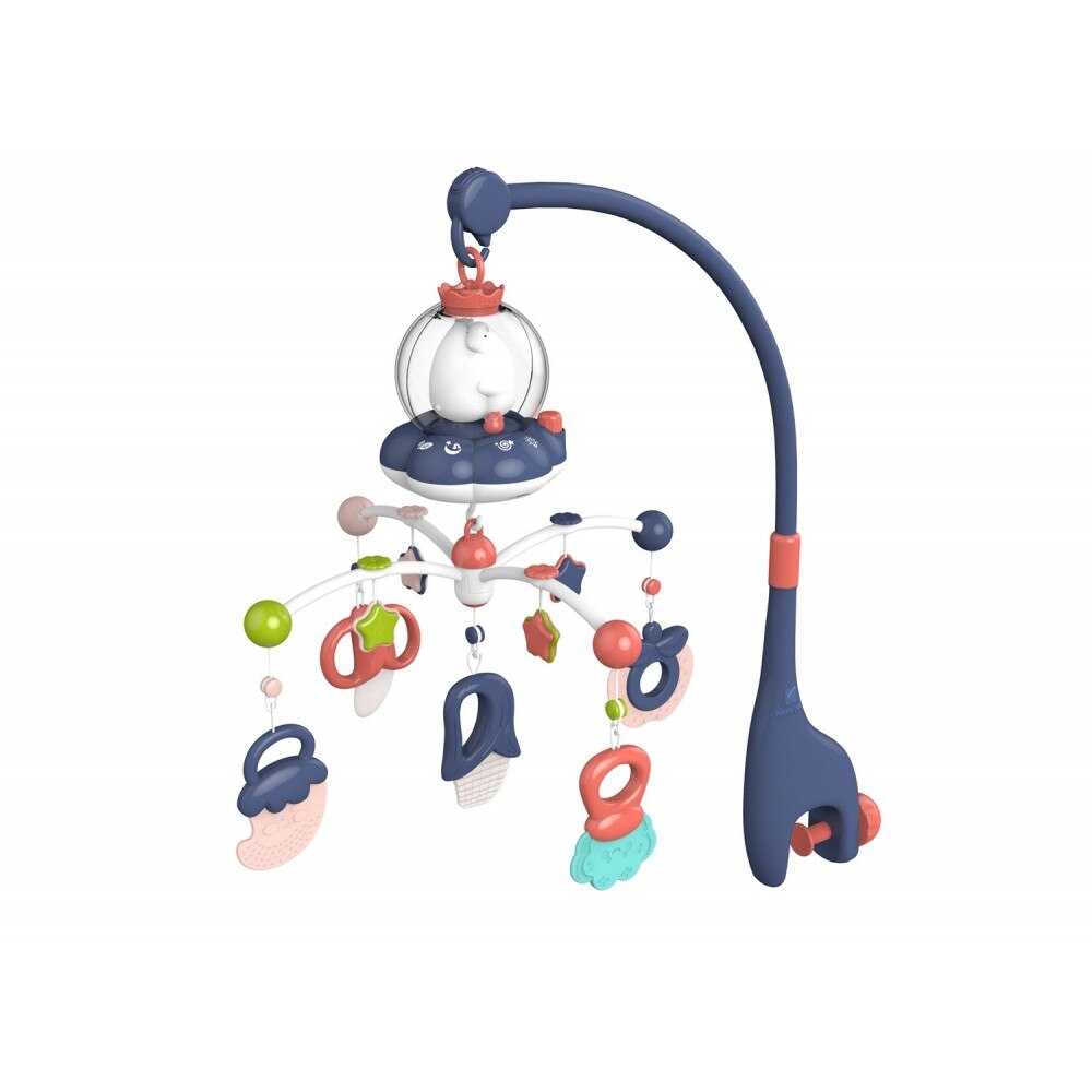 Carusel muzical multifunctional KikkaBoo All in one Blue