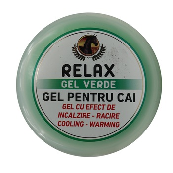 Gel verde pentru cai Relax gel cu efect de incalzire racire 250 ml Gel verde pentru cai Relax gel cu efect de incalzire racire 250 ml