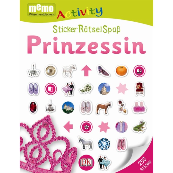 Memo Activity. Prinzessin. StickerRatselSpasz
