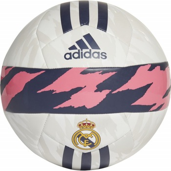 Minge fotbal Adidas Real Madrid, alb/negru , 5 Minge fotbal Adidas Real Madrid, alb/negru , 5