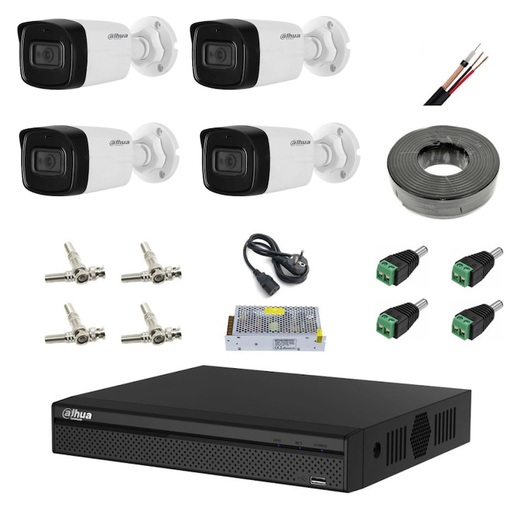 Unitate NVR Ajax Security, 8 canale, 4K, Negru