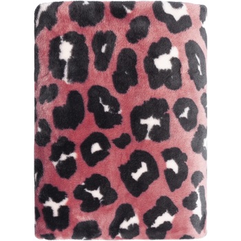 Patura Jaguar Big Blush Mistral Home, 130x170 cm, poliester, roz Patura Jaguar Big Blush Mistral Home, 130x170 cm, poliester, roz