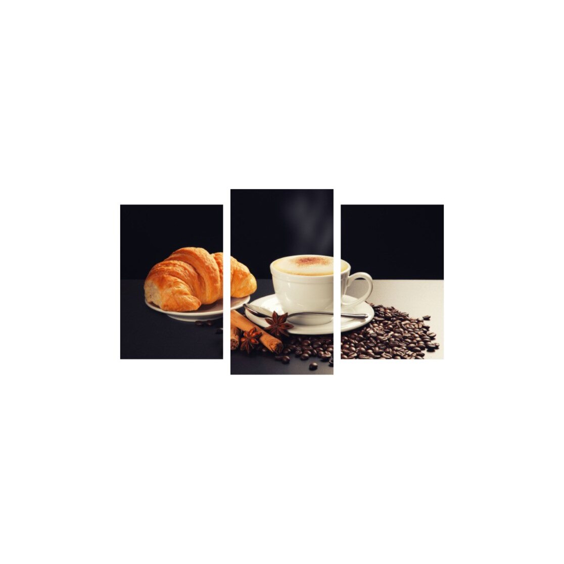 Tablou multicanvas 3 piese 150x90 cm, Food and Drinks model 10