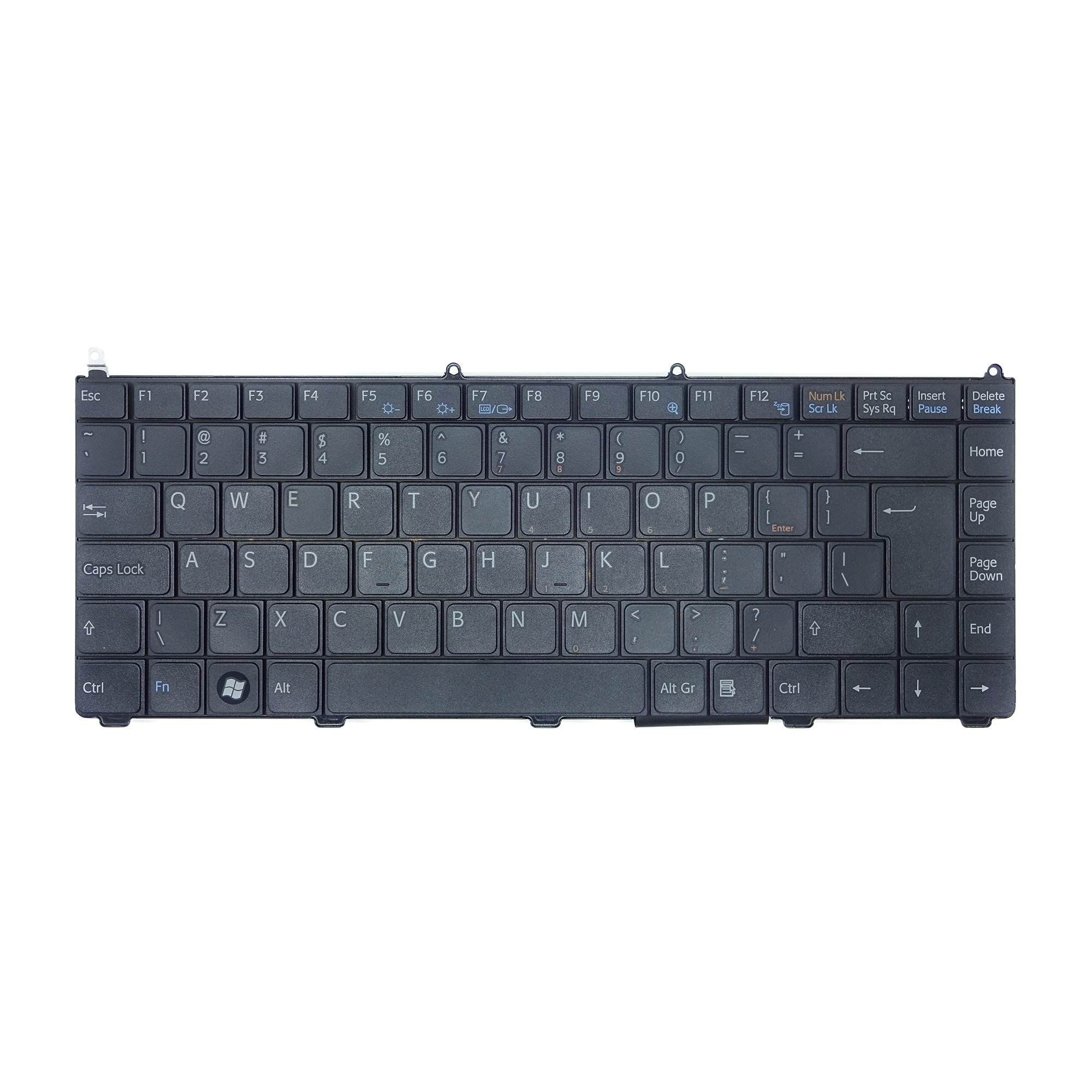 Tastatura compatibila laptop Sony, neagra, fara iluminare, layout UK, pentru Vaio VGN-AR, VGN-FE