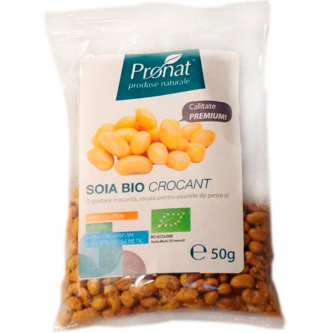 Soia crocanta, bio, Pronat, 50 g
