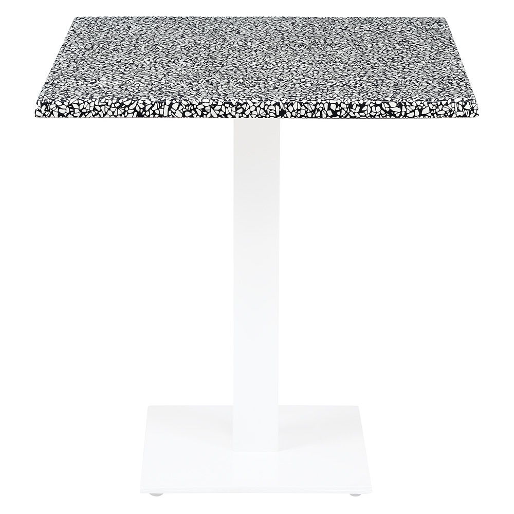 Blat masa gradina/terasa Maison Mex PIAZZA 70x70cm alb/negru