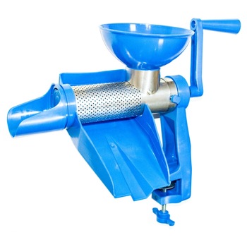 Storcator manual rosii cu sita din otel inoxidabil si cuva colectoare Storcator manual rosii cu sita din otel inoxidabil si cuva colectoare