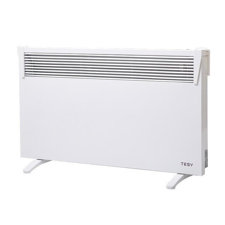 Convector electric de Podea, model TESY CN03 150 MIS F, putere 1500W, cu termostat manual, suprafata 12-18mp